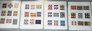 Jimace29 US Collection of Christmas Seal Blocks 1920-1956 Unused hinged Complete - Picture 1 of 3