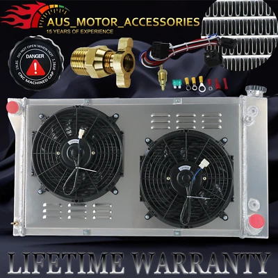 369 4Row Radiator Shroud Fan For 1967-1972 Chevy C/K C10 C20 C30 GMC K1500 K2500 - Image 1 of 4