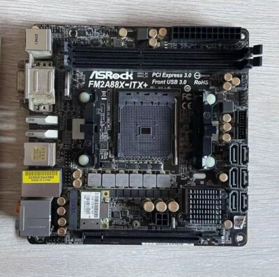 ASRock FM2A88X-iTX AMD FM2+ A88X MINI-ITX Desktop Motherboard - Image 1 of 4