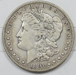US 1891-O Silver Morgan Dollar U1931 combine shipping - Picture 1 of 2