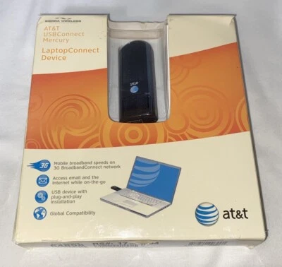 AT&T SIERRA WIRELESS USB CONNECT MERCURY AIR 3G SIM CARD H1-1 - Image 1 of 4