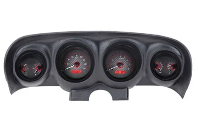 Dakota Digital 1969-70 Ford Mustang/Rallye/Rojo Kit de calibre LED VHX-69F-MUS-C-R Foto 1 de 4