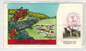 1984 COLLINS HANDPAINTED DOGS 2101 BLACK & TAN COONHOUND + AMERICAN FOXHOUND - Picture 1 of 1