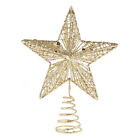  Christmas Tree Star Topper with Chrismas Gifts Pentagon Wrought Iron