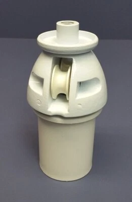 玻璃纤维旗杆旋转金属卡车顶部 2-5/16 英寸底部 - 1/2 英寸杆式接收器 — 第 1/4 张图片