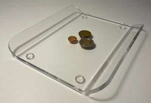 3 Stück Zahlteller aus 5mm starkem Acrylglas - 20x17x2cm - Made in Germany - Bild 1 von 3