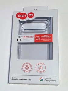 NEU Tech21 EVO CLEAR Hülle für Google Pixel 9 / 9 Pro in Einzelhandelsverpackung - KLAR - Bild 1 von 4