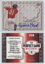 2020 Leaf Perfect Game National Showcase Silver Wave /10 Camden Hayslip Auto