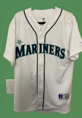 Camiseta Russell Athletic Auténtica Ichiro Suzuki Seattle Mariners Talla Mediana Foto 1 de 4
