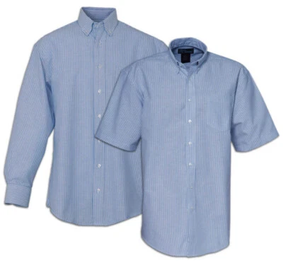 Executive Work Shirts 1 Pocket Button Up Industrial Uniform Mechanic Technician - Image 1 of 4