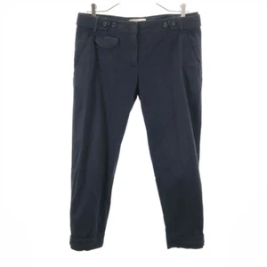 PRADA made in Italy Cropped pants 40 Charcoal black Uncle Women - Picture 1 of 8