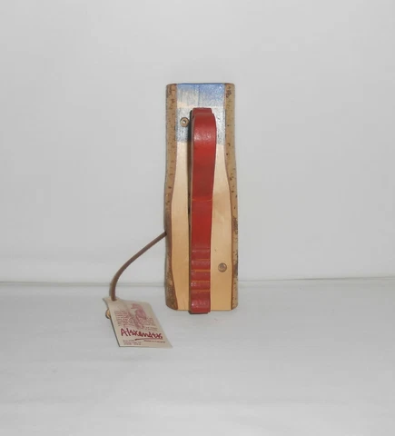 Alexanders Wood Folk Art Lobster Door Knocker with Tag Handcrafted in Canada Cover