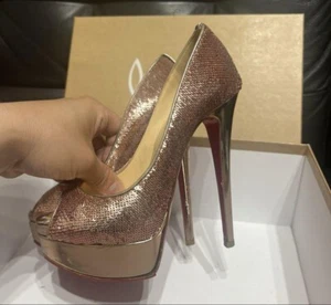 Christian Louboutin High Heels 34.5 - Picture 1 of 8