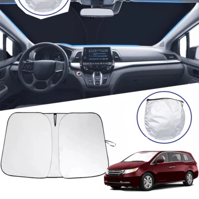 Parabrisas de coche plegable para Honda Odyssey 2018-25 parasol cubierta de bloque UV Foto 1 de 4
