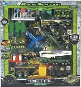 Big Daddy Die-Cast Metal Army Platoon Toy Truck /plane Set - Picture 1 of 2