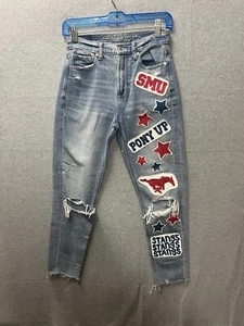 American Eagle Jeans Damen 00 SMU Mustangs Southern Methodist University - Bild 1 von 10