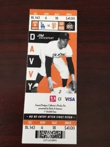 SAN FRANCISCO GIANTS VS LOS ANGELES DODGERS 8. APRIL 2018 TICKET STUB - Bild 1 von 1