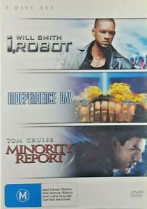 I Robot / Independence Day / Minority Report DVD 3 Disk Set