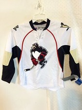 Reebok Youth AHL Jersey Wilkes-Barre/Scranton Penguins Team White sz S/M