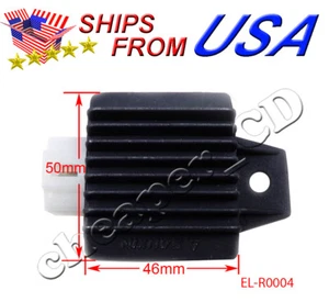 4 Pin Voltage Regulator Rectifier ATV Honda Quad Moped Chinese Go Kart 150 200cc - Picture 1 of 2