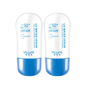 2x MizuMi UV Water Serum Non-Chemical Sunscreen Sensitive Skin Daily SPF50 40g - Picture 1 of 11
