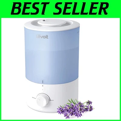Ultrasonic 3L Cool Mist Humidifier for Bedroom Nursery, Blue - Image 1 of 4