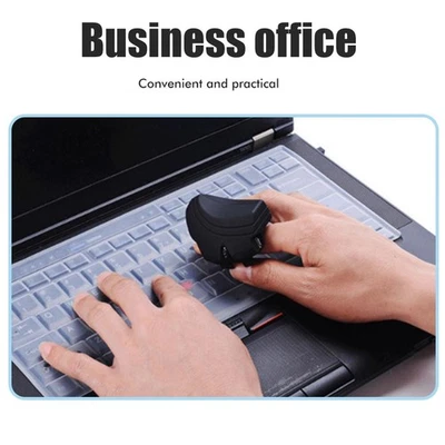 BT Wireless Finger Mouse Mini Usb Mice Rechargeable Pocket Ring Mouse For LS - Image 1 of 4