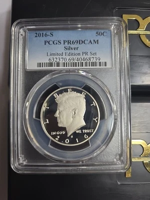 2016-S PR 69 Kennedy Limited Edition Silver Proof Set PCGS 50c Half Dollar - Image 1 of 2