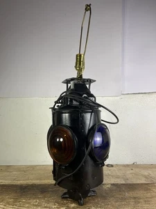 Antique The ADLAKE Non-Sweating Lamp Chicago - Includes Overhead Handle - Picture 1 of 11