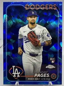 2024 Topps Chrome Update Series Sapphire Edition - Rookie Debut Andy Pages... - Bild 1 von 2