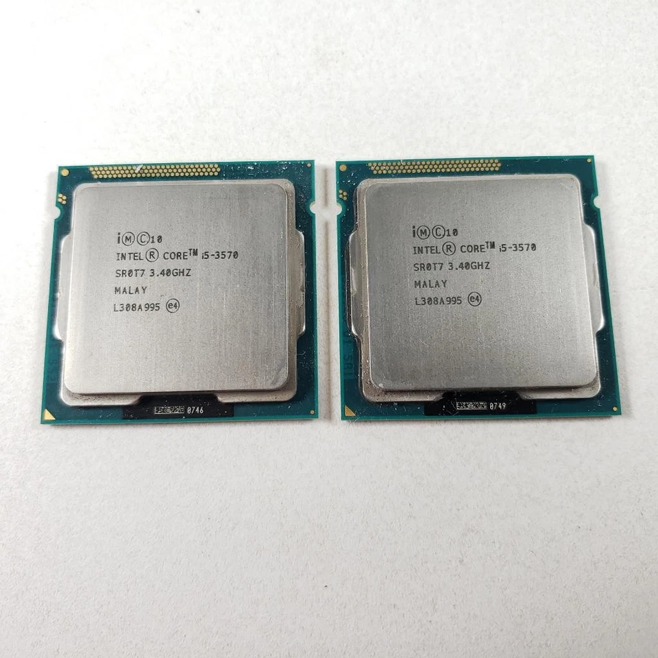Lot of 2 Intel SR0T7 Core i5-3570 3.4Ghz Quad-Core 6M LGA1155 CPU Processor - Image 1 of 1