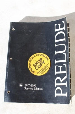 Manual de servicio Honda Prelude 1997 1998 1999 original de fábrica 61S3002 OEM taller reparación Foto 1 de 4