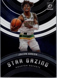 Tarjeta de inserción óptica Donruss 2022-23 Star Gazing #2 verde Jalen - Imagen 1 de 2