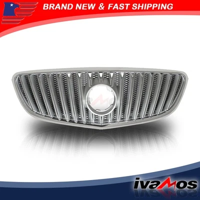 适用于别克曲棍球 2010 2011 2012 年 2013 前上保险杠格栅铬合金 — 第 1/4 张图片