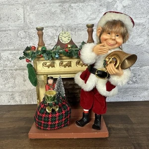 Vintage Weihnachten Celebrate It Treasured Liebling Elfe am Kamin von Karen Didion - Bild 1 von 12