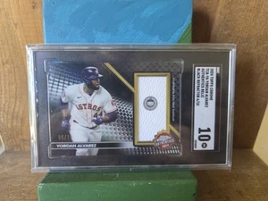 2024 Topps Chrome - Topps Chrome Authentics Yordan Alvarez #TCA-YA BR SGC GM 10 - Picture 1 of 3