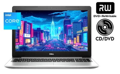 15.6 Dell Laptop PC: Intel i5-8250U! 16GB RAM - 512GB SSD! CD/DVD Burner! Webcam - Image 1 of 4