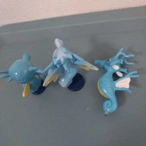 TOMY Monster Collection Kingdra Seadra Horsea Figur Set Rare Pokemon Japan - Bild 1 von 3