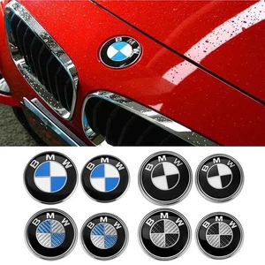 74mm/82mm Placa Coche Fibra Carbono Emblema para BMW X1 X2 X3 X4 X5 X6 F48 G01 E84 - Imagen 1 de 18