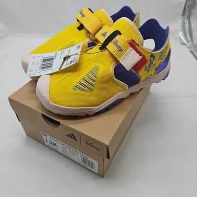 Disney Adidas Terrex Captain Toey Size 13K Kids Sandals Yellow And Blue - Image 1 of 4