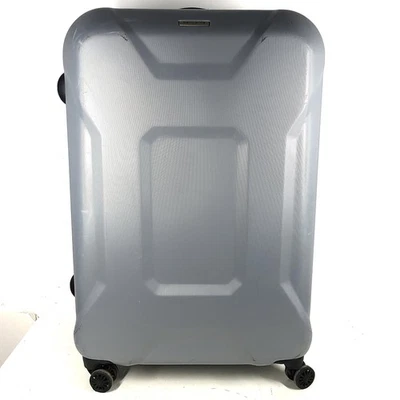 Maleta grande Samsonite Pivot 31" rígida a cuadros plateada ligera Foto 1 de 4