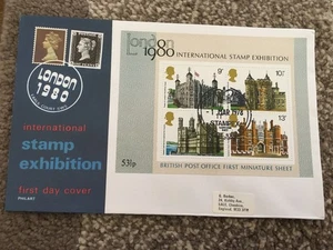 GB BRIEFMARKEN SELTEN ERSTTAGSBRIEF 1978 GEBÄUDE STAMPEX - Bild 1 von 1