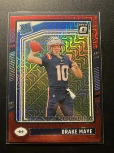 🔥RED MOJO PRIZM!! Drake Maye 2024 NFL Donruss Optic H2 #229 Patriots NASTY RC🔥 - Bild 1 von 2