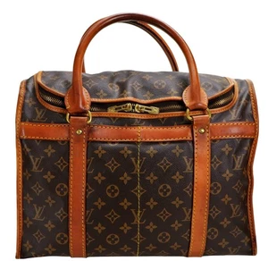Vintage LOUIS VUITTON LV Monogram Leather Sac Chien Train Case Tote Bag France - Bild 1 von 11