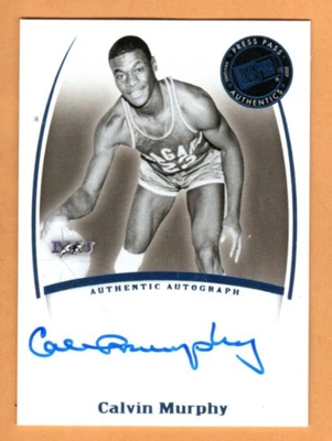 2007 Press Pass Legends Calvin Murphy Autograph, Near Mint Condition! - Image 1 of 2