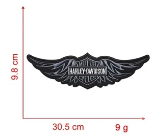 New Motorcycles Harley Davidson patch large Iron Sew On Embroidered 10.5cmx8.8cm - Picture 1 of 1