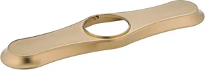 Delta Cassidy Escutcheon RP71545CZPR – Lumicoat Champagne Bronze 3-Hole Base Kit - Picture 1 of 2