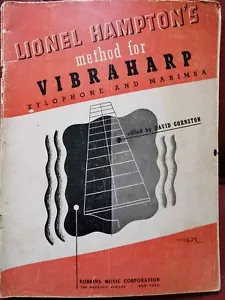 Lionel Hampton's Method For Vibraharp Xylophone Marimba - Metodo per Vibrafono - Foto 1 di 7