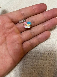 Sanrio Little Twin Stars Kiki Lala Micro Charm Cute - Picture 1 of 1