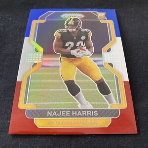 Najee Harris 2021 Panini Red White and Blue Prizm NFL Rookie Card #343